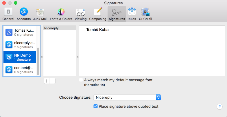 create signatures for outlook and mac mail